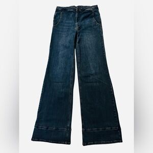 Free People Dark Blue Women’s Wide-Leg Jeans, Sz 27
98% Cotton. NWOT